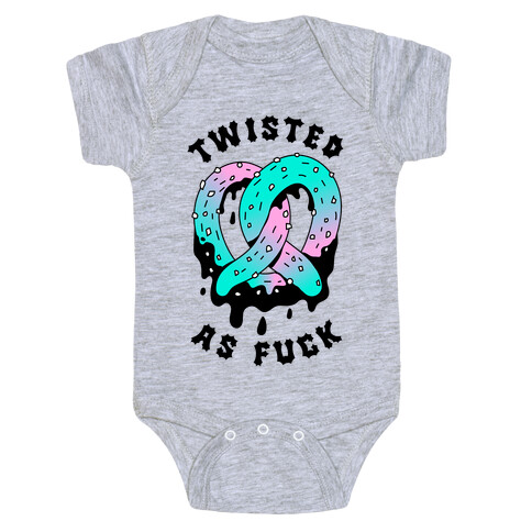 Twisted as F*** Pretzel Baby One-Piece