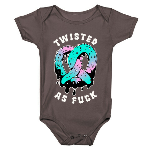 Twisted as F*** Pretzel Baby One-Piece