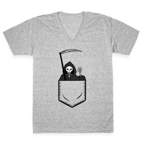 Pocket Reaper V-Neck Tee Shirt