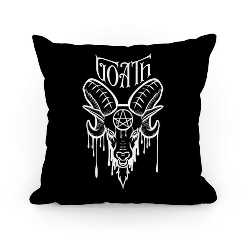 Goath (black) Pillow