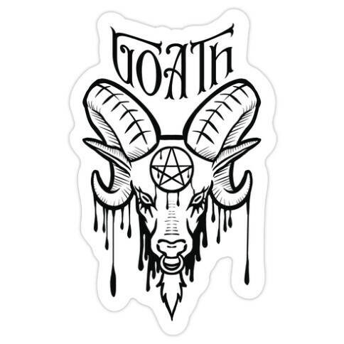 Goath Die Cut Sticker