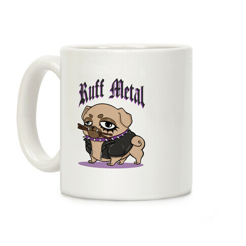 Ruff Metal Coffee Mug