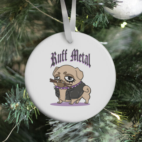 Ruff Metal Ornament