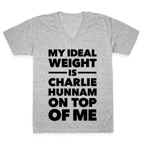 Ideal Weight (Charlie Hunnam) V-Neck Tee Shirt