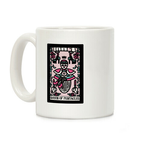 Creepy Cute Tarot: Queen of Pentacles Baba Yaga Coffee Mug