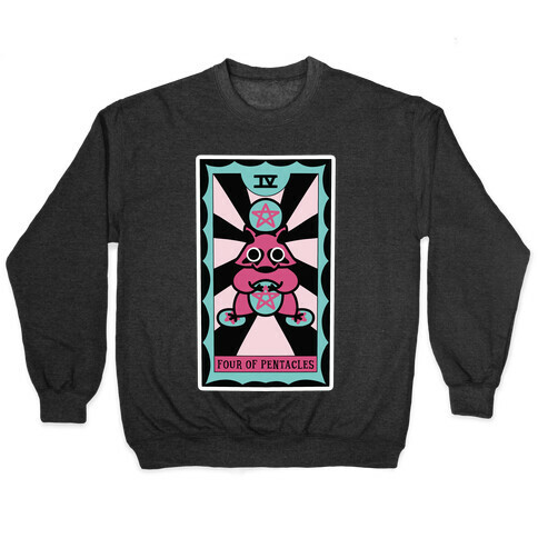 Creepy Cute Tarot: Four of Pentacles Pullover