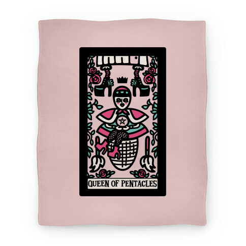 Creepy Cute Tarot: Queen of Pentacles Baba Yaga Blanket