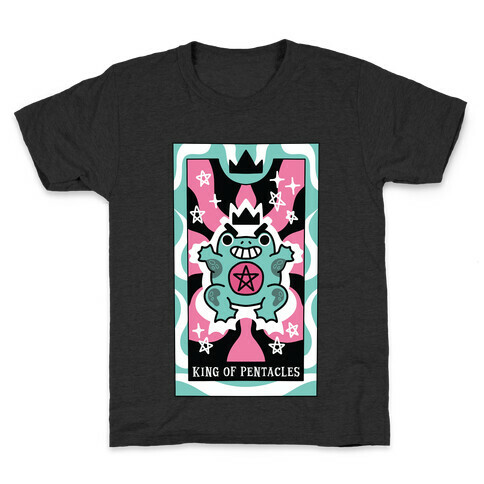 Creepy Cute Tarot: King of Pentacles Kids T-Shirt