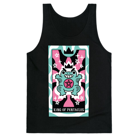 Creepy Cute Tarot: King of Pentacles Tank Top