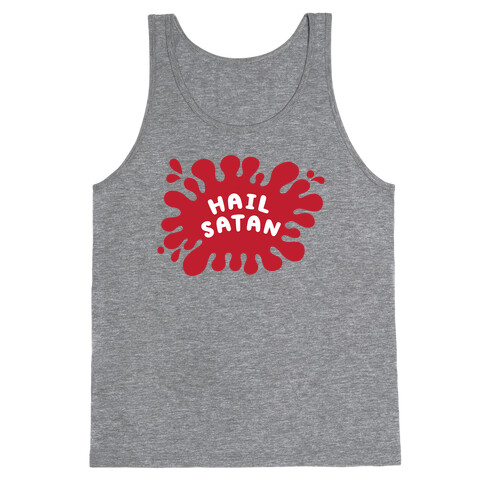 Hail Satan Splat Tank Top