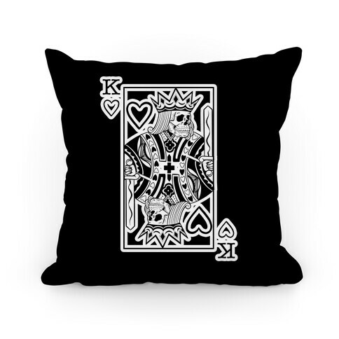 Death of Hearts (black) Pillow