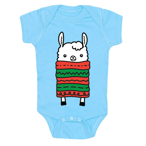 Long Llama Scarf Baby One-Piece