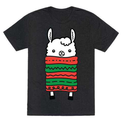 Long Llama Scarf T-Shirt