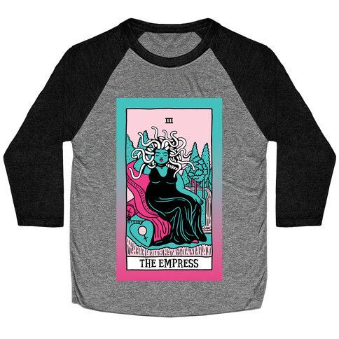 Creepy Cute Tarots: The Empress Medusa Baseball Tee