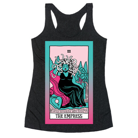 Creepy Cute Tarots: The Empress Medusa Racerback Tank Top