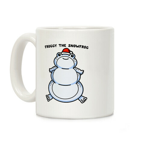 Froggy The Snowfrog Coffee Mug