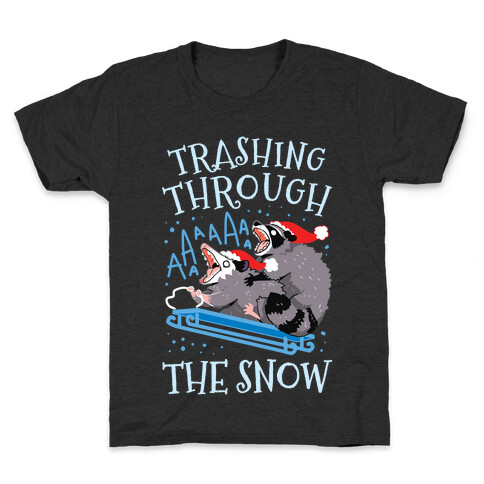 Trashing Through The Snow Kids T-Shirt