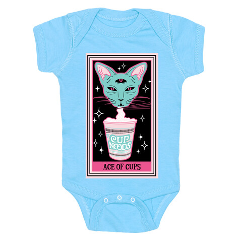 Creepy Cute Tarots: Ace of Cups Baby One-Piece