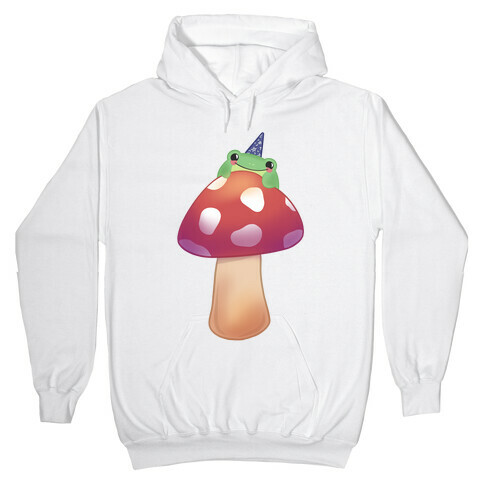 Magic Mushroom Frog Hooded Sweatshirt