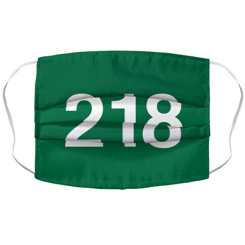 Player Numbers Accordion Face Mask