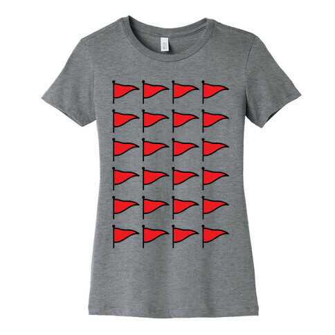 Red Flags Womens T-Shirt