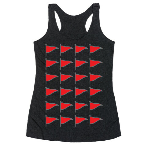 Red Flags Racerback Tank Top