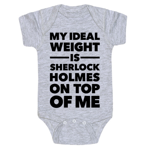 Ideal Weight (Sherlock Holmes) Baby One-Piece