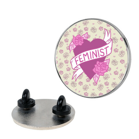 Feminist Heart Pin