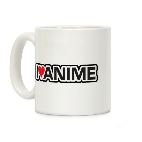 I Love Anime Coffee Mug