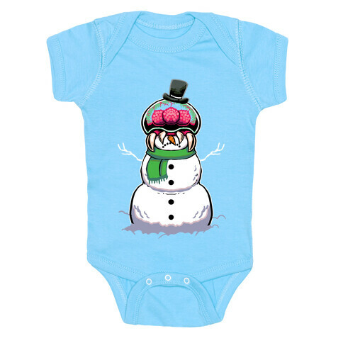 Metroid Snowman Baby One-Piece