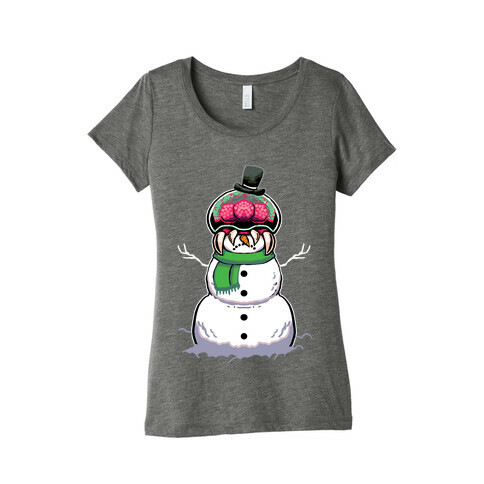 Metroid Snowman Womens T-Shirt