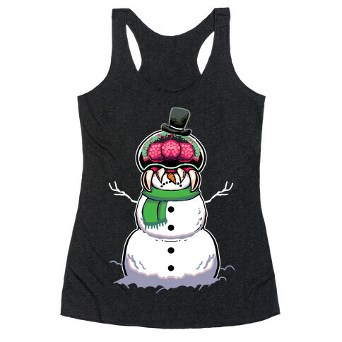 Metroid Snowman Racerback Tank Top