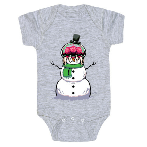 Metroid Snowman Baby One-Piece