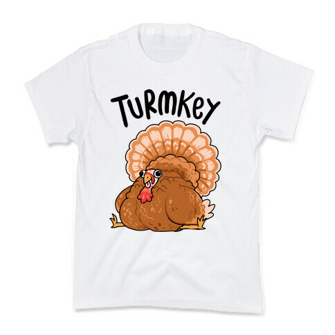 Turmkey Derpy Turkey Kids T-Shirt