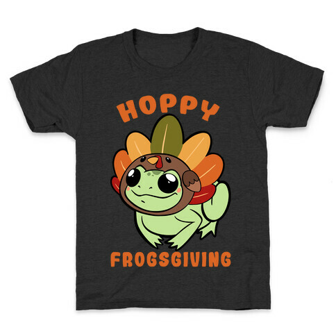 Hoppy Frogsgiving Kids T-Shirt