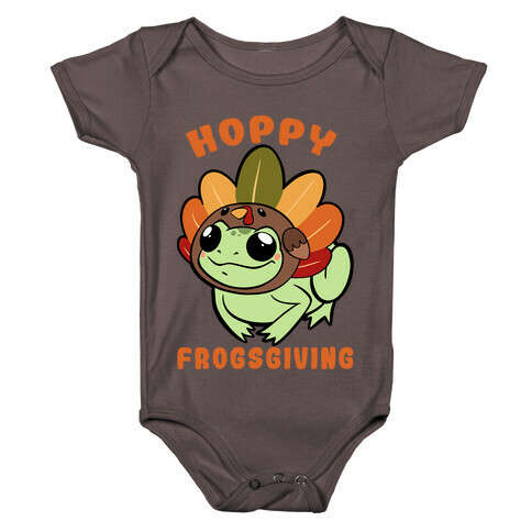 Hoppy Frogsgiving Baby One-Piece