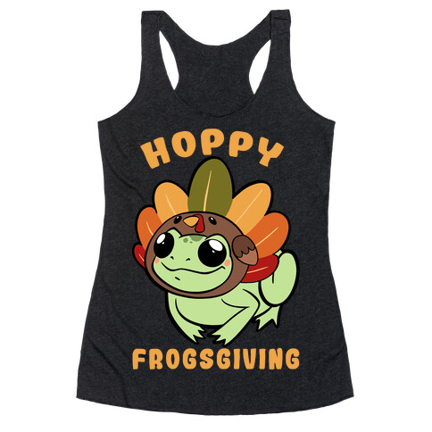 Hoppy Frogsgiving Racerback Tank Top