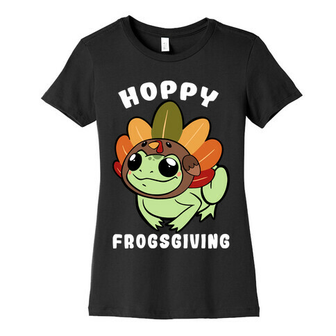 Hoppy Frogsgiving Womens T-Shirt