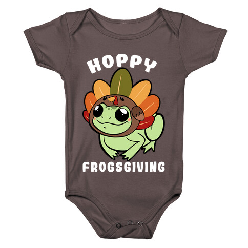 Hoppy Frogsgiving Baby One-Piece