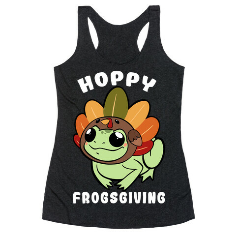 Hoppy Frogsgiving Racerback Tank Top