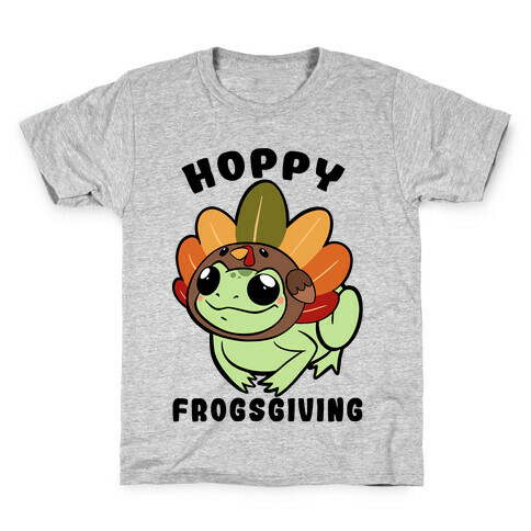 Hoppy Frogsgiving Kids T-Shirt