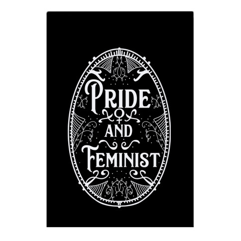 Pride and Feminist Garden Flag