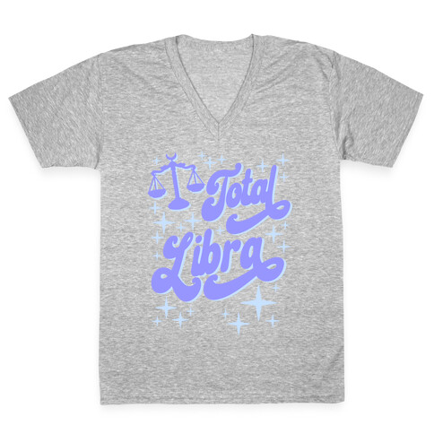 Total Libra  V-Neck Tee Shirt