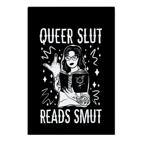 Queer Slut Reads Smut Garden Flag