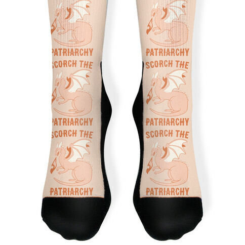 Scorch the Patriarchy  Sock