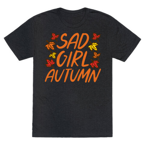 Sad Girl Autumn T-Shirt
