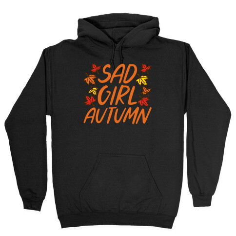 Sad Girl Autumn Hooded Sweatshirt