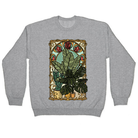 Art Nouveau House Plants Pullover