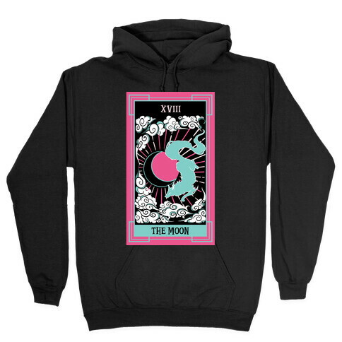 Creepy Cute Tarots: The Moon Hooded Sweatshirt