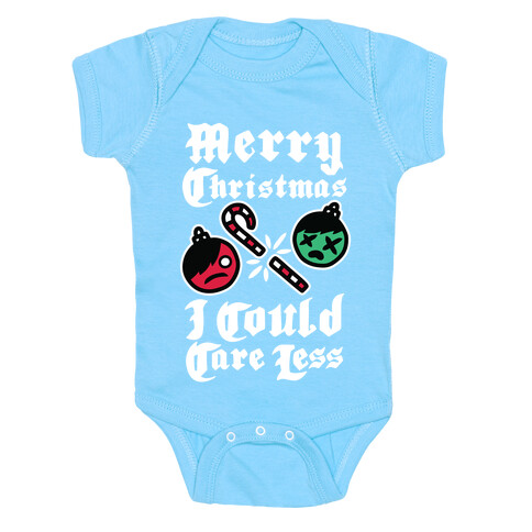 Merry Christmas, I Could Care Less Baby One-Piece